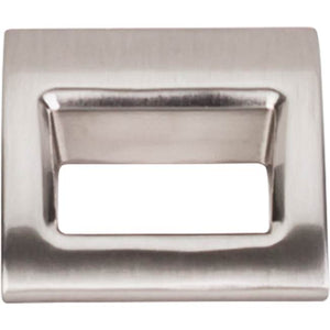 Top Knobs TK615 Tango Finger Pull 1 1/8 Inch (c-c) - Brushed Satin Nickel