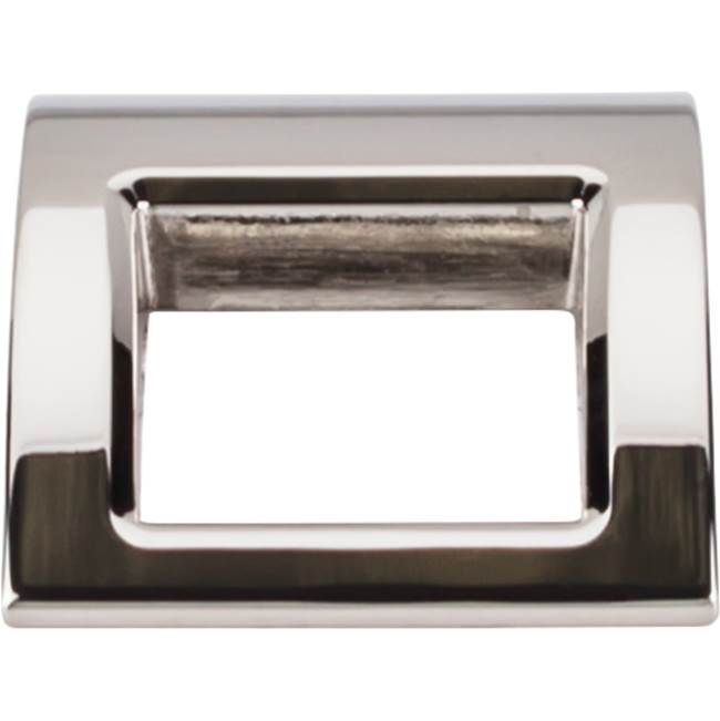Top Knobs TK616 Tango Finger Pull 1 1/2 Inch (c-c) - Polished Nickel