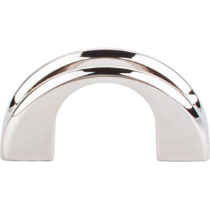 Top Knobs TK617 Tango U Finger Pull 1 1/4 Inch (c-c) - Polished Nickel