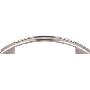 Top Knobs TK618 Tango Cut Out Pull 3 3/4 Inch (c-c) - Brushed Satin Nickel