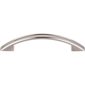 Top Knobs TK618 Tango Cut Out Pull 3 3/4 Inch (c-c) - Brushed Satin Nickel