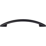 Top Knobs TK619 Tango Cut Out Pull 5 1/16 Inch (c-c) - Flat Black
