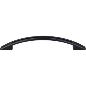 Top Knobs TK619 Tango Cut Out Pull 5 1/16 Inch (c-c) - Flat Black