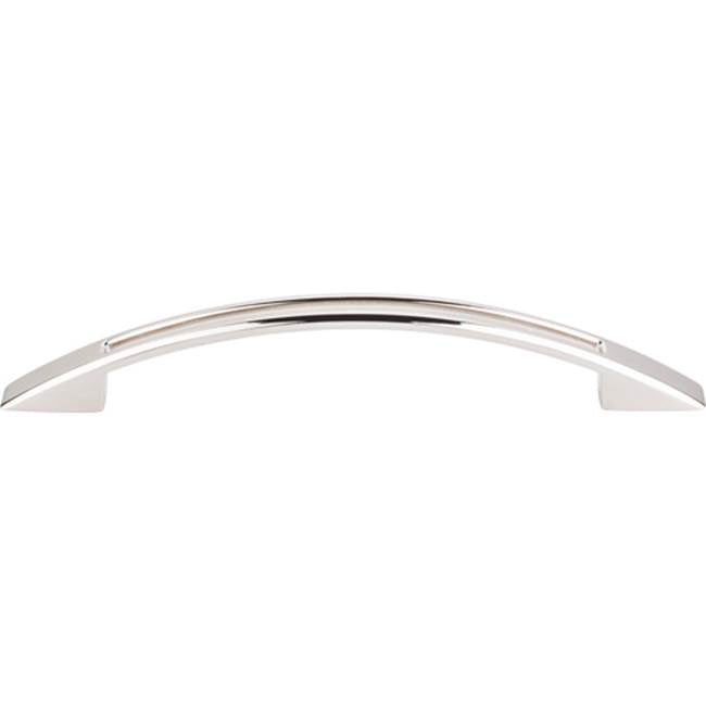 Top Knobs TK619 Tango Cut Out Pull 5 1/16 Inch (c-c) - Polished Nickel
