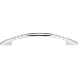 Top Knobs TK619 Tango Cut Out Pull 5 1/16 Inch (c-c) - Polished Nickel
