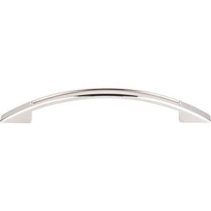 Top Knobs TK619 Tango Cut Out Pull 5 1/16 Inch (c-c) - Polished Nickel