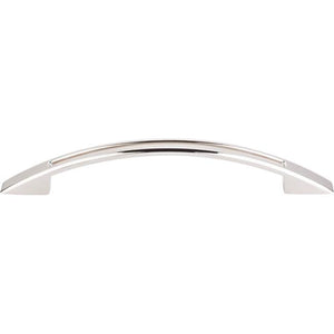 Top Knobs TK619 Tango Cut Out Pull 5 1/16 Inch (c-c) - Polished Nickel