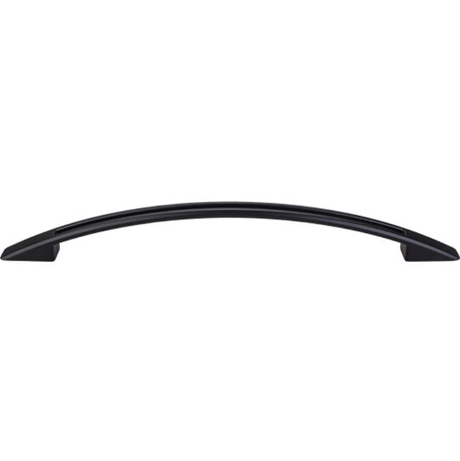Top Knobs TK621 Tango Cut Out Pull 7 1/2 Inch (c-c) - Flat Black