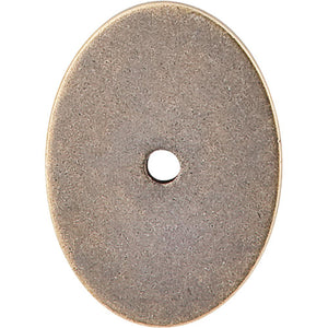 Top Knobs TK62 Oval Backplate Large 1 3/4