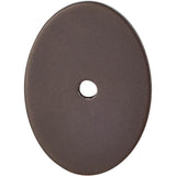 Top Knobs TK62 Oval Backplate Large 1 3/4" - Oil Rubbed Bronze