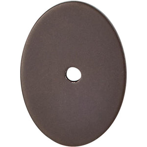 Top Knobs TK62 Oval Backplate Large 1 3/4