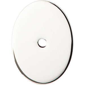Top Knobs TK62 Oval Backplate Large 1 3/4