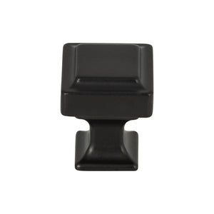 Top Knobs TK700 Ascendra Knob 1 Inch - Flat Black