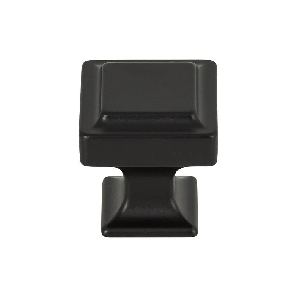 Top Knobs TK701 Ascendra Knob 1 1/8 Inch - Flat Black