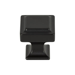 Top Knobs TK701 Ascendra Knob 1 1/8 Inch - Flat Black