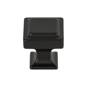 Top Knobs TK701 Ascendra Knob 1 1/8 Inch - Flat Black