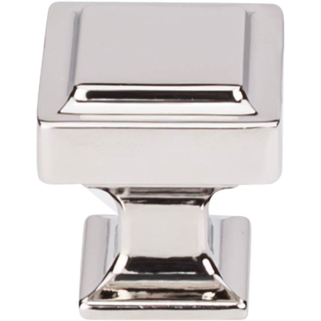 Top Knobs TK701 Ascendra Knob 1 1/8 Inch - Polished Nickel