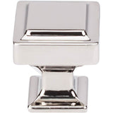 Top Knobs TK701 Ascendra Knob 1 1/8 Inch - Polished Nickel