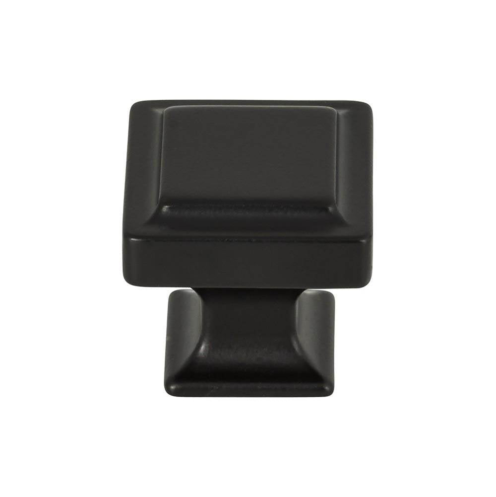 Top Knobs TK702 Ascendra Knob 1 1/4 Inch - Flat Black