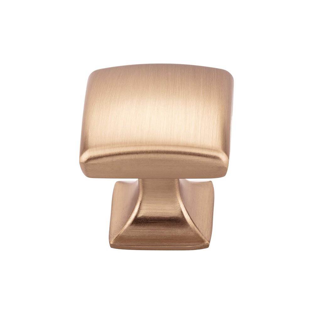 Top Knobs TK721 Contour Knob 1 1/8 Inch - Honey Bronze