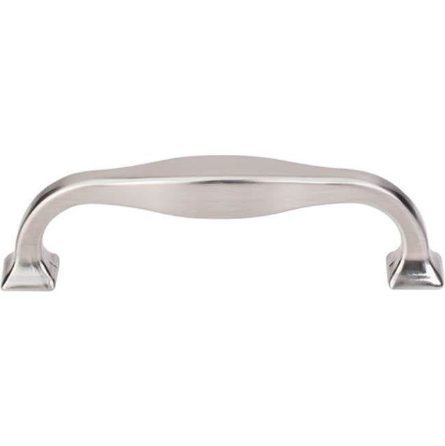 Top Knobs TK722 Contour Pull 3 3/4 Inch (c-c) - Brushed Satin Nickel