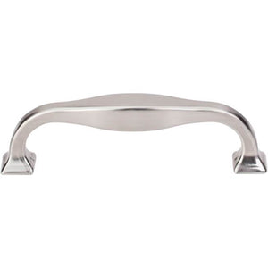Top Knobs TK722 Contour Pull 3 3/4 Inch (c-c) - Brushed Satin Nickel