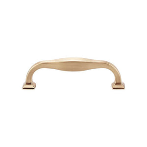 Top Knobs TK722 Contour Pull 3 3/4 Inch (c-c) - Honey Bronze