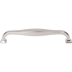 Top Knobs TK724 Contour Pull 6 5/16 Inch (c-c) - Brushed Satin Nickel