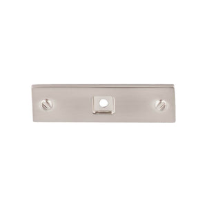 Top Knobs TK741 Channing Backplate 3 Inch - Brushed Satin Nickel