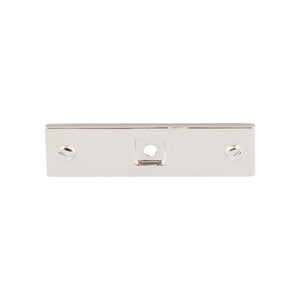 Top Knobs TK741 Channing Backplate 3 Inch - Polished Nickel