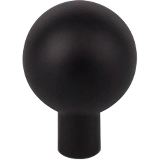 Top Knobs TK761 Brookline Knob 1 Inch - Flat Black