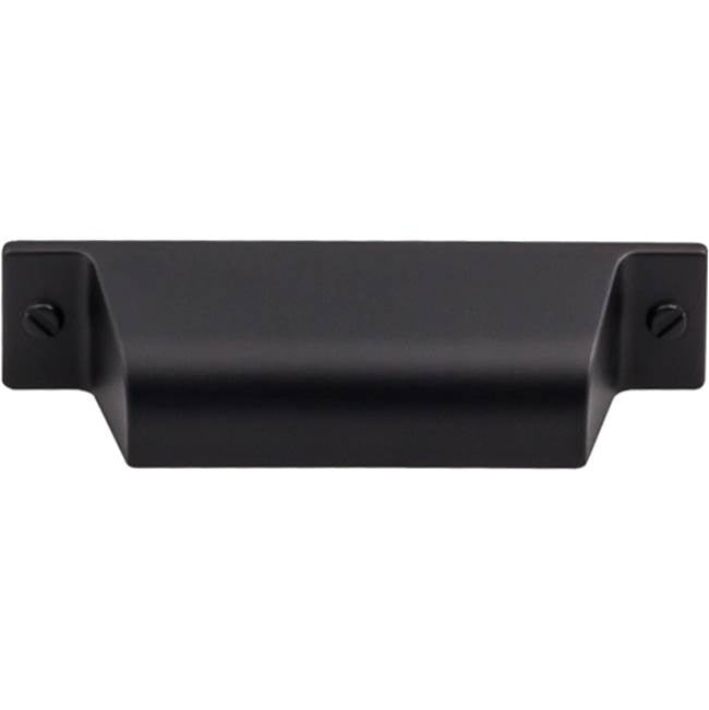 Top Knobs TK772 Channing Cup Pull 2 3/4 Inch (c-c) - Flat Black