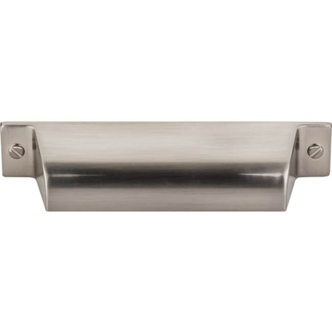 Top Knobs TK773 Channing Cup Pull 3 3/4 Inch (c-c) - Brushed Satin Nickel