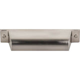 Top Knobs TK773 Channing Cup Pull 3 3/4 Inch (c-c) - Brushed Satin Nickel