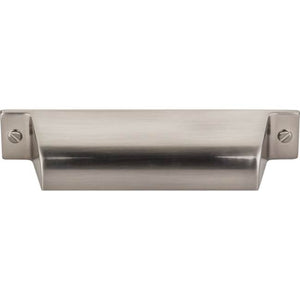 Top Knobs TK773 Channing Cup Pull 3 3/4 Inch (c-c) - Brushed Satin Nickel