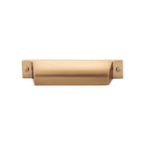 Top Knobs TK773 Channing Cup Pull 3 3/4 Inch (c-c) - Honey Bronze