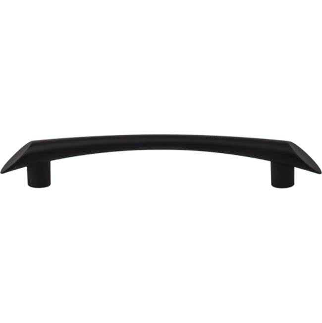 Top Knobs TK783 Edgewater Pull 5 1/16 Inch (c-c) - Flat Black