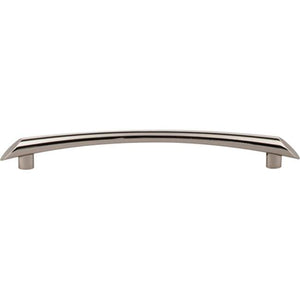 Top Knobs TK785 Edgewater Pull 7 9/16 Inch (c-c) - Polished Nickel
