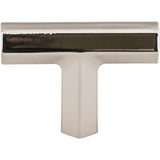 Top Knobs TK790 Lydia T Shape Knob 1 3/4 Inch - Polished Nickel