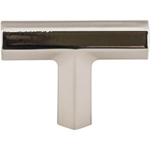Top Knobs TK790 Lydia T Shape Knob 1 3/4 Inch - Polished Nickel