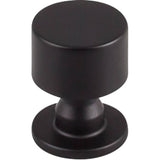 Top Knobs TK820 Lily Knob 1 Inch - Flat Black