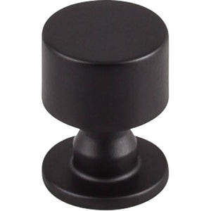 Top Knobs TK820 Lily Knob 1 Inch - Flat Black