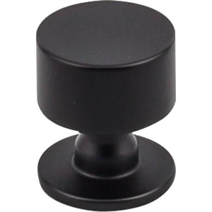Top Knobs TK821 Lily Knob 1 1/8 inch - Flat Black