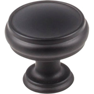 Top Knobs TK832 Eden Knob 1 3/8 Inch - Flat Black
