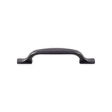 Top Knobs TK863 Torbay Pull 3 3/4 Inch (c-c) - Flat Black