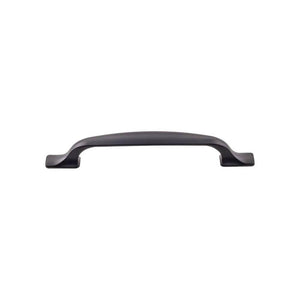 Top Knobs TK864 Torbay Pull 5 1/16 Inch (c-c) - Flat Black