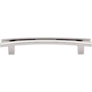 Top Knobs TK86 Flared Pull 5" - Polished Nickel