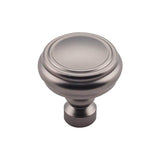 Top Knobs TK880 Brixton Rimmed Knob 1 1/4 Inch - Ash Gray