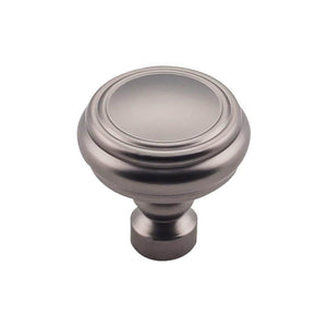 Top Knobs TK880 Brixton Rimmed Knob 1 1/4 Inch - Ash Gray