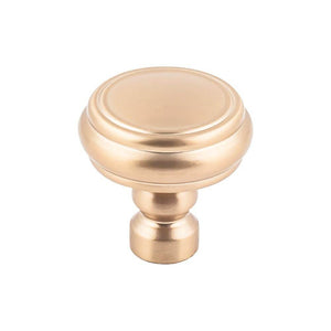 Top Knobs TK880 Brixton Rimmed Knob 1 1/4 Inch - Honey Bronze